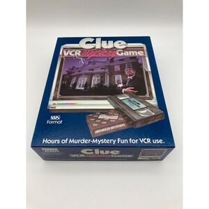 Vintage Clue VCR Mystery Game Parker Brothers 1985 EUC